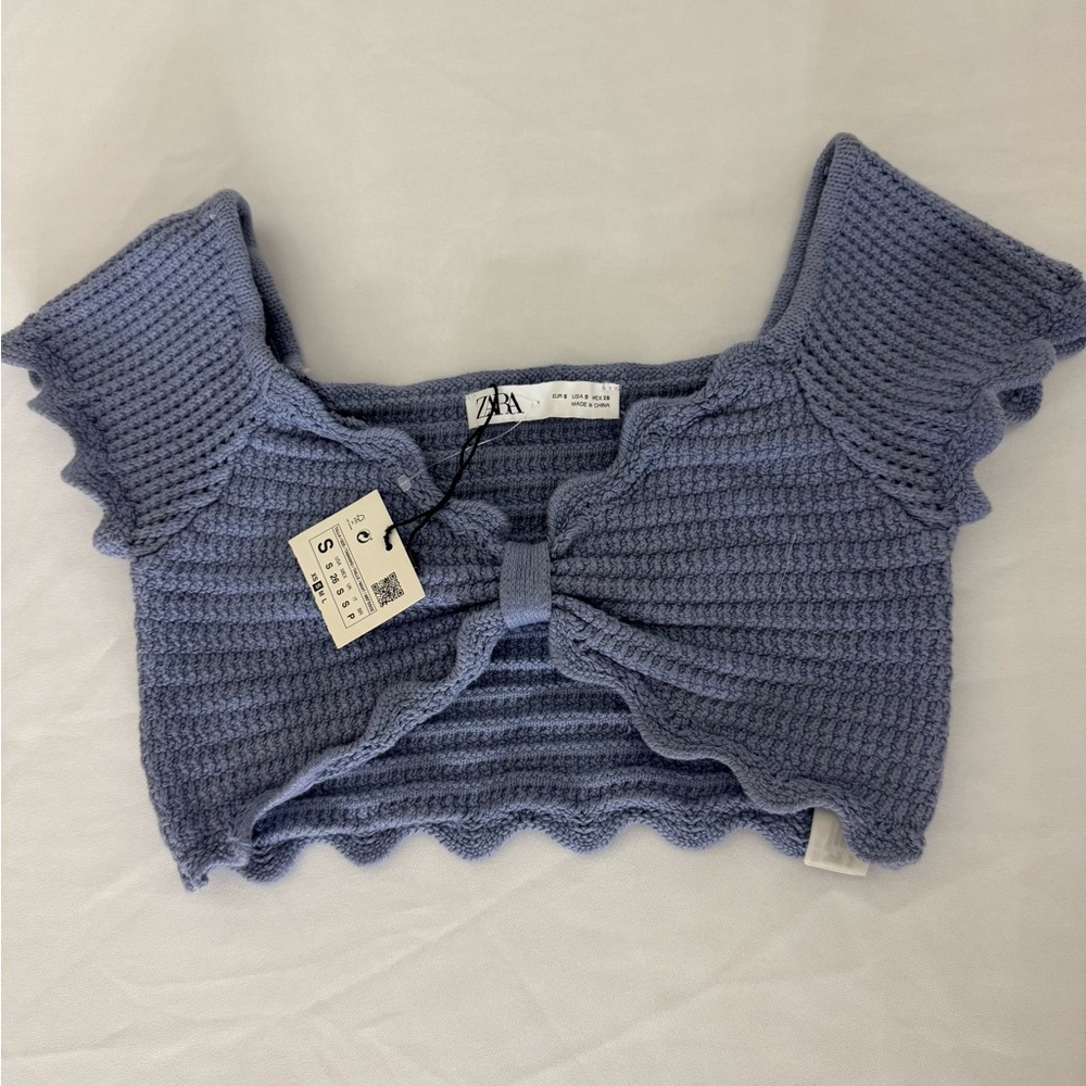 Zara Knit Crop Top size Small